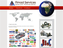 Tablet Screenshot of fimad-services.com